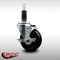 Service Caster 4'' SS Soft Rubber Swivel 1-1/8'' Expanding Stem Caster with Brake SCC-SSEX20S414-SRS-TLB-118 - alternate 4